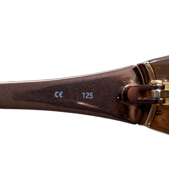 Coach Women's Black Gold Lettering Square Sunglasses 51MM - Picture 10 of 14